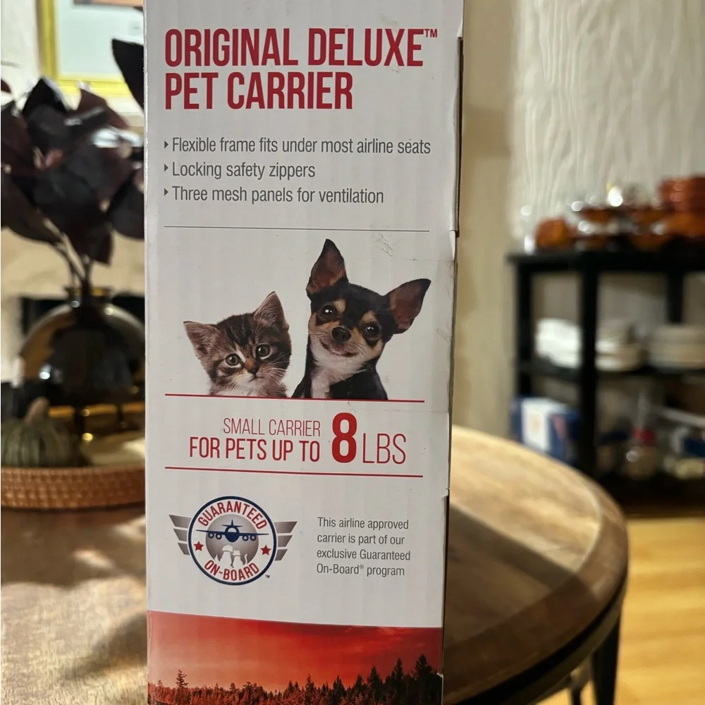 Black Pet Carrier for Small Pets